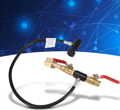 Obrázek produktu pro CGA320 24" hadice pro doplňování nádrží na CO2 Plnicí stanice s nabíjecím adaptérem