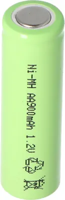 Produktbild von NiMH Akku Flat Top Mignon AA 900mAh Industrieausführung mit flachem Pluspol