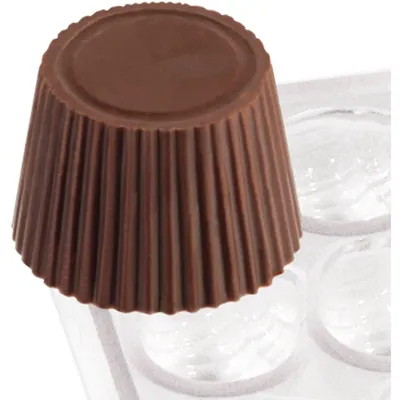 Produktbild von Pralinenform, Schockoladenform,Kunststoff, verschiedene Ausführung wählbar : Kegelstumpf Variante: Kegelstumpf