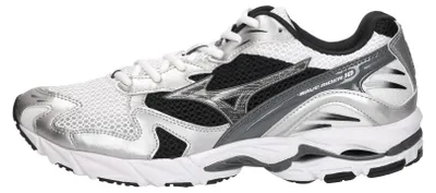 Image de Mizuno Wave Rider 10, chaussures de sport basses, couleur blanche, taille 43