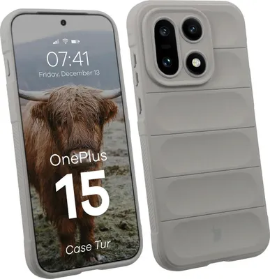 Produktbild von Robuste Handyhülle für OnePlus 15, Bizon Case Tur, Hellgrau