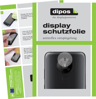Produktbild von 2x Nokia 5.3 Kameralinse Schutzfolie matt Displayschutzfolie Folie Display
