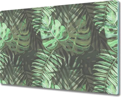 Produktbild von Herd-Abdeckplatte Glas Schneidebrett Ceranfeld-Abdeckung - 80x52 cm - Exotische Früchte