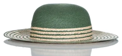 Produktbild von Harrys-Collection Sommerhut Damen Strohhut Sonnenhut, grün, 58