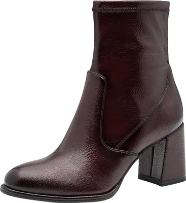 Produktbild von Tamaris Essentials Stiefelette Damen Modestiefel merlot patent 38