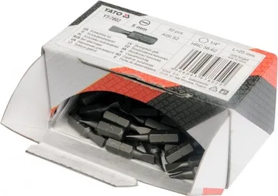 Obrázok produktu pre TORX bit s otvorom 8 mm T27 x 30 mm 50 ks YT-7912