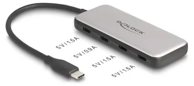 Image de DELOCK USB 10 Gbps USB Type-C Hub mit 4x USB Type-C Buchse