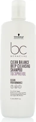 Produktbild von Schwarzkopf Professional BC Bonacure Clean Balance Deep Cleansing Shampoo 1000 ml