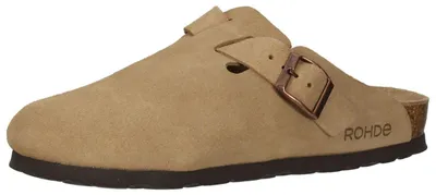 Produktbild von Rohde Sunnys No15 Clogs Damen Hausschuhe Pantolette Leder 6071 camel , Schuhgröße:36 EU