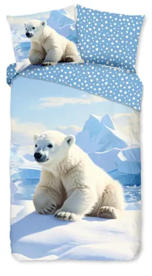 Produktbild von Good Morning Kinderbettwäsche "Emric" - Blau - (140x220 cm) - 100 % Baumwolle