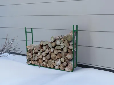 Produktbild von Toolland QT123, Holzscheitträger, Metall, Grün, 200 mm, 1200 mm, 900 mm