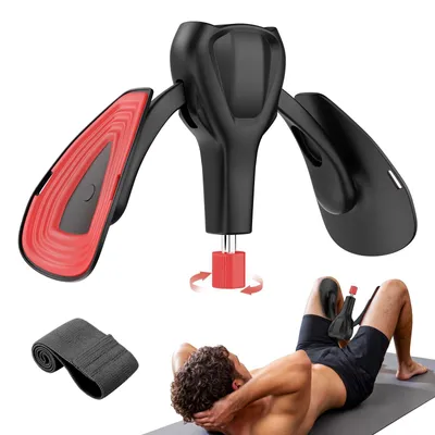 Produktbild von Beckenbodentrainer 10-35kg verstellbar Kegel Oberschenkeltrainer mit Band – Schwarz