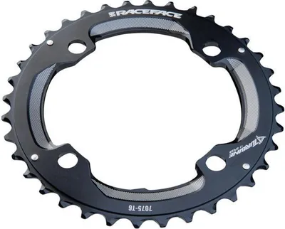 Produktbild von Race Face Turbine Kettenblatt, 104 BCD, 36 Z., 11-fach, schwarz - leicht & st...