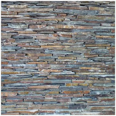 Produktbild von Wallario Magnet für Kühlschrank / Geschirrspüler, magnetisch haftende Folie - 60 x 60 cm, Motiv: Natursteinmauer in grau braun