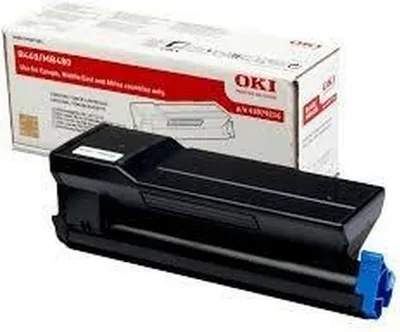 Produktbild von OKI MB480 Black Toner Cartridge, 12000 Seiten, Schwarz