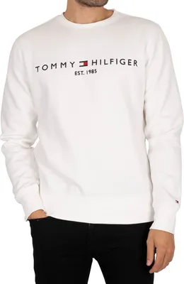 Produktbild von Tommy Hilfiger Herren Logo-Sweatshirt, Weiß XL