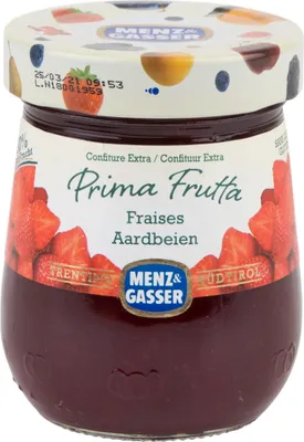 Produktbild von Menz&Gasser Erste Frucht Erdbeere Topf 340 Gramm