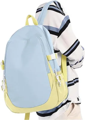 Produktbild von Famanu Schulrucksack Wasserabweisend - O-yellowblue
