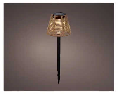 Produktbild von Solar Steeklamp wicker Ø12xH30cm