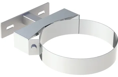 Produktbild von Jeremias DW-ECO 2.0 Wandhalter verstellbar 50 bis 150 mm Edelstahl doppelwandig Abgassystem Innendurchmesser 150mm hochwertig