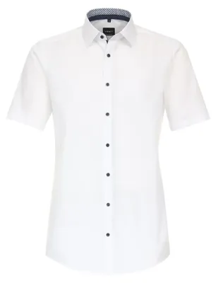 Produktbild von Venti - Modern Fit - Herren Businesshemd Kurzarm (634079400), Größe:40, Farbe:Weiß (000)