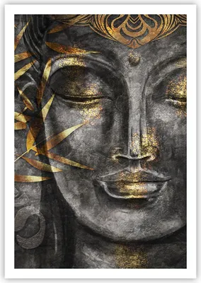 Produktbild von Poster - Poster ohne Rahmen - Buddha Gold Bodhisattva - 70x100 cm - Wand Bild - Wanddeko - Wandbilder - Kunstposter - Wandposter - Bilder - Kunstdruck - Wanddekoration - Wandbild - P2XPA70x100-4442