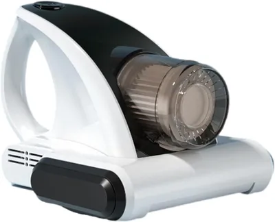 Obrázok produktu pre Ručný vysávač na odstraňovanie prachu a alergénov – pre hygienickú domácnosť. Výkonný sací výkon 10 kPa. Rozmery: 26 x 20 x 16 cm. Farba: biela