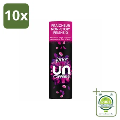 Produktbild von 10 x Lenor Unstoppables Wäscheparfüm Floral Fresh - Blütenfrisch - Großpackung - 10 Stücke