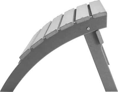 Immagine prodotto di Poggiapiedi pieghevole Adirondack 21,5 L x 18,9 L x 14,8 A pollici HDPE Grigio