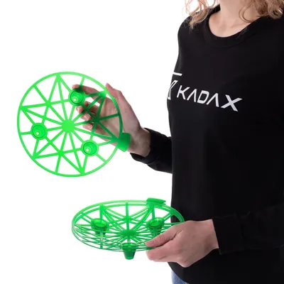 Obrázek produktu pro Držák na melouny a dýně – stojan na ovoce, 20 cm – miska na melouny – opěrka pro dýně – sada 3 kusů – zelená barva