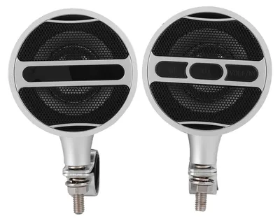 Obrázek produktu pro 12V motocyklový reproduktor Vodotěsný Bluetooth stereo zvuk MP3 přehrávač hudby FM rádio pro řídítka 22-30 mm