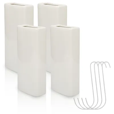 Produktbild von Jayseuw Luftbefeuchter Heizung 4er Set 400ml Keramik Set Heizkörper Verdunster Verdampfer