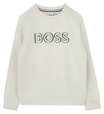Produktbild von Boss - Sweatshirt für Kinder, Rundhalsausschnitt, Regulär GT19793 (164) (Vanille)
