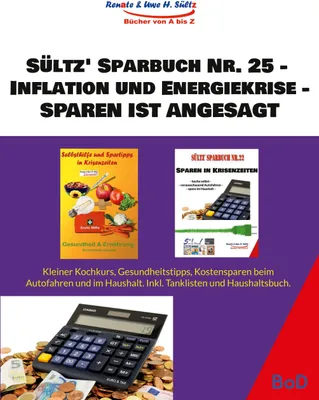 Produktbild von Sültz' Sparbuch Nr. 25 - Inflation und Energiekrise - Sparen ist angesagt