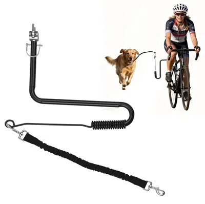 Produktbild von Handsfree Fahrradleine für Hunde - Verstellbare Stoßdämpfende Hundeleine