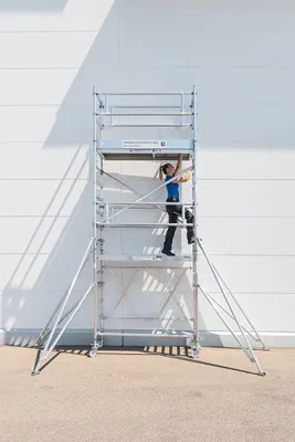Produktbild von MUNK Klappgerüst 0,75x1,80m Plattform, 9,80m Arbeitshöhe
