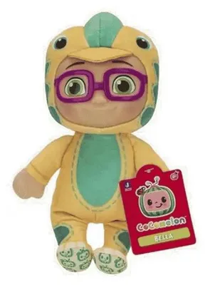 Produktbild von Cocomelon Dino Bella knuffel - 20 cm - Pluche met kunststof hoofd
