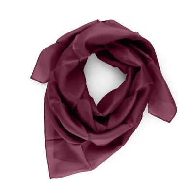 Produktbild von Seidentuch Halstuch Tuch aubergine lila Seide 90x90cm