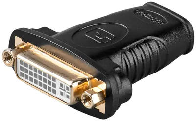 Zdjęcie produktu dla Goobay 68690, HDMI Type-A, DVI-I (24+5 pin), Czarny