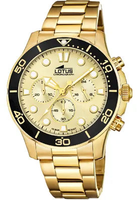 Produktbild von Herrenuhr Lotus Armbanduhr Edelstahlband golden 18758/2