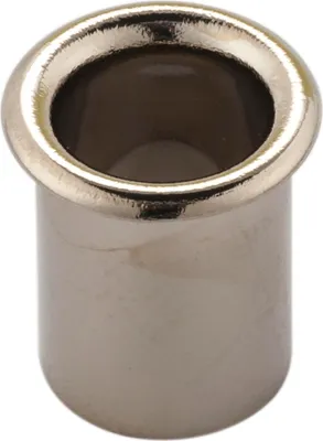 Produktbild von Kabeldurchführung Kabeldurchlass rund Kabeldoseø 12mm Messing vernickelt poliert