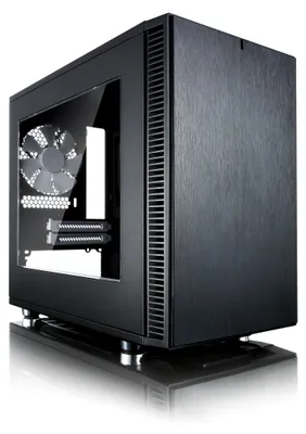 Produktbild von Fractal Design Define Nano S - Window, Mini Tower, PC, Schwarz, ITX, 16 cm, 31,5 cm