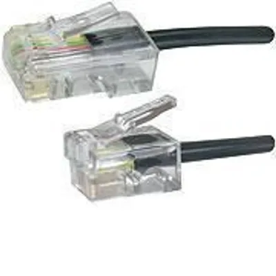 Zdjęcie produktu dla Microconnect MPK460S, 10 m, RJ11, RJ45, Czarny, Męska, Męska