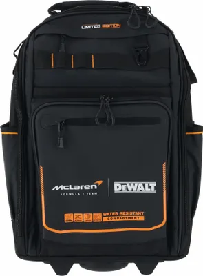 Image de Sac à Dos Roulettes Outils Dewalt Mclaren Robuste, étanche Ip54, Mobilité Roues - Dewalt