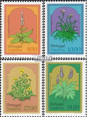 Produktbild von Briefmarken Portugal - Madeira 1982 Mi 78-81 (kompl.Ausg.) postfrisch Freimarken: Blumen