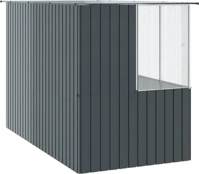 Obrázok produktu pre Klietka pre vtákov Antracit 165 x 318 x 200 cm Pozinkovaná oceľ