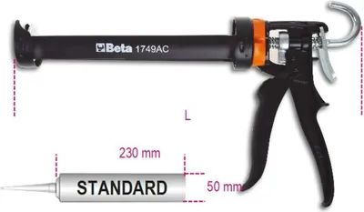 Image de Beta Tools Pistolet haute pression pour liants chimiques "1749AC