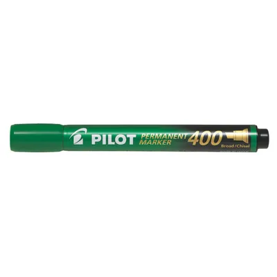 Produktbild von PILOT PEN Pilot Permanent Marker 400 - Grün - Meißel - Grün - 4,5 mm - Metall - Kunststoff - Holz