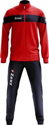 Produktbild von M|Zeus Tuta Apollo Herren Trainingsanzug Rot Navy