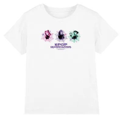 Productafbeelding van K-Pop Demon Hunters - T-shirt voor kinderen, model TV43838 (maat 140-146), wit